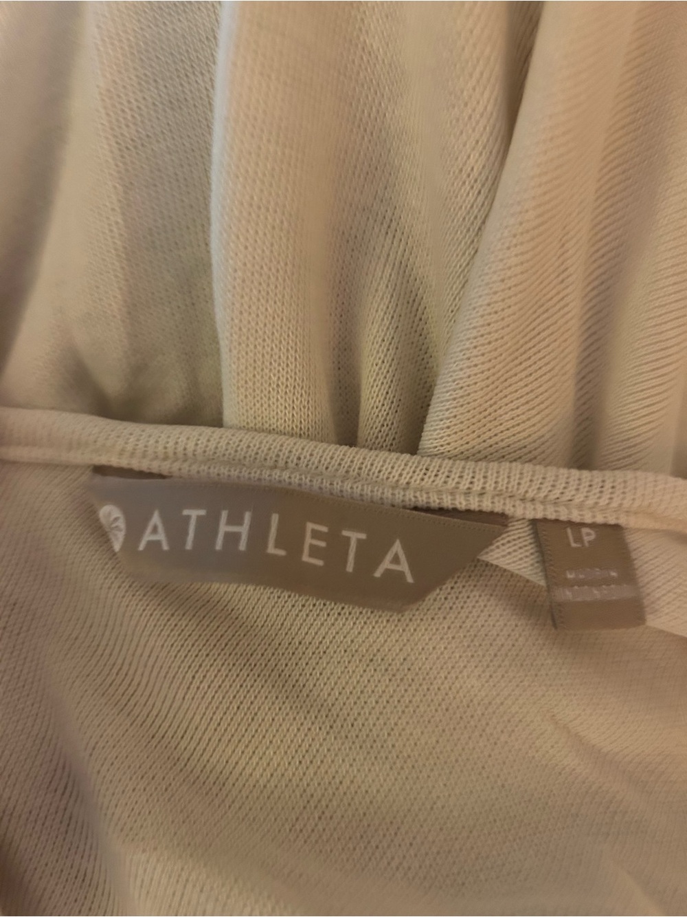 Athleta Carl stone white Serenity V Back Tank. LP new with tags. - Picture 8 of 14